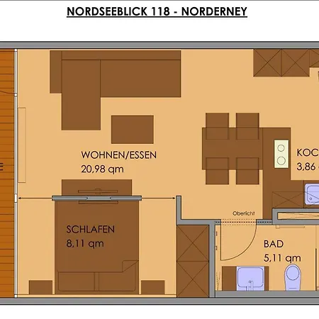 Апартаменты Nordseeblick 118